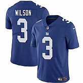 Men & Women & Youth New York Giants #3 Russell Wilson Blue 2025 Vapor Untouchable Limited Stitched Jersey,baseball caps,new era cap wholesale,wholesale hats